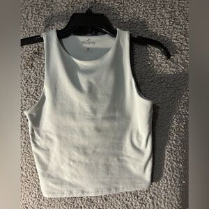 Hollister mint green cropped Tank Top